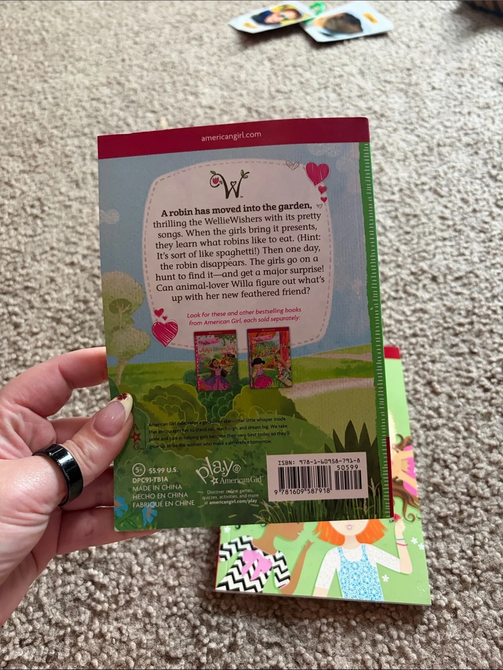 American Girl two illustrated